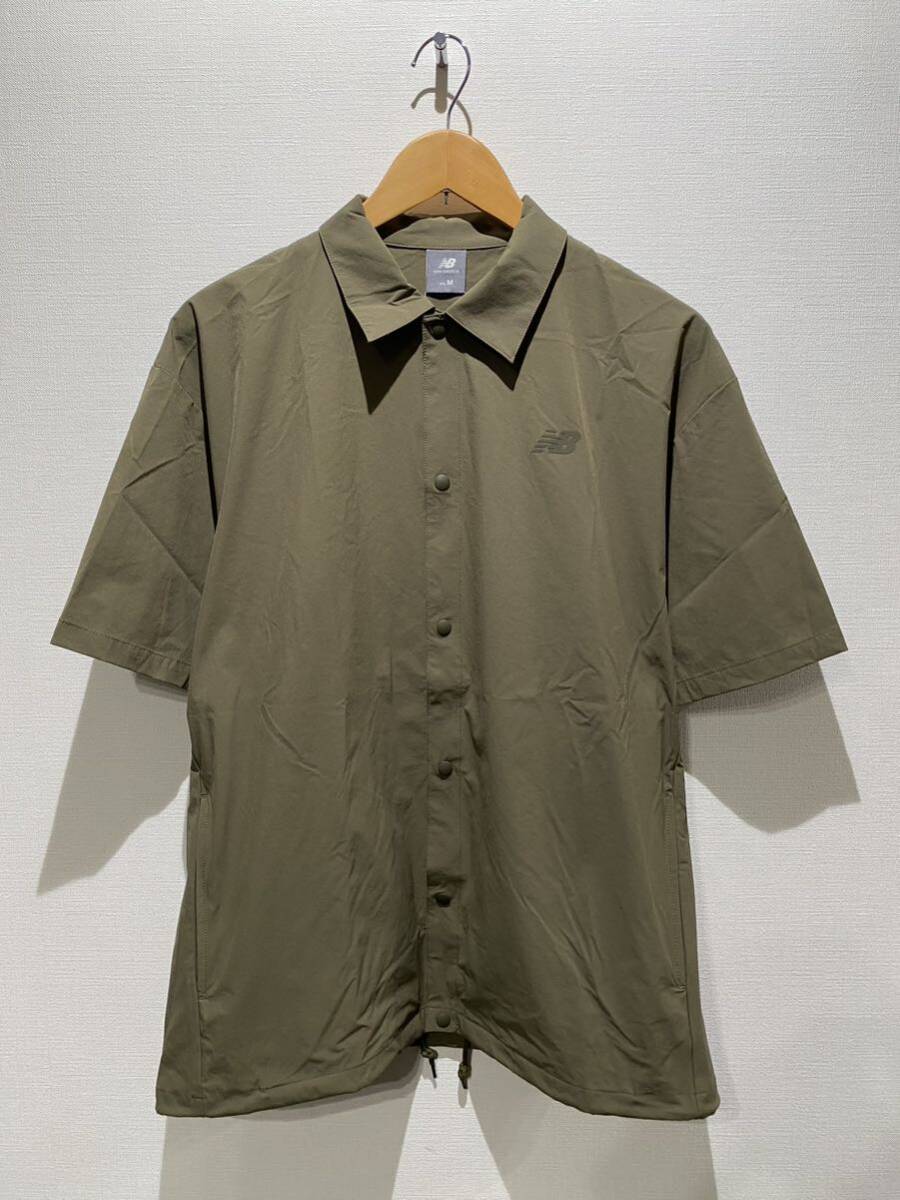 ★ ニューバランス New Balance メンズ 半袖シャツ マルチファンクションシャツ AMT45099 sizeM カーキ 新品未使用タグ付