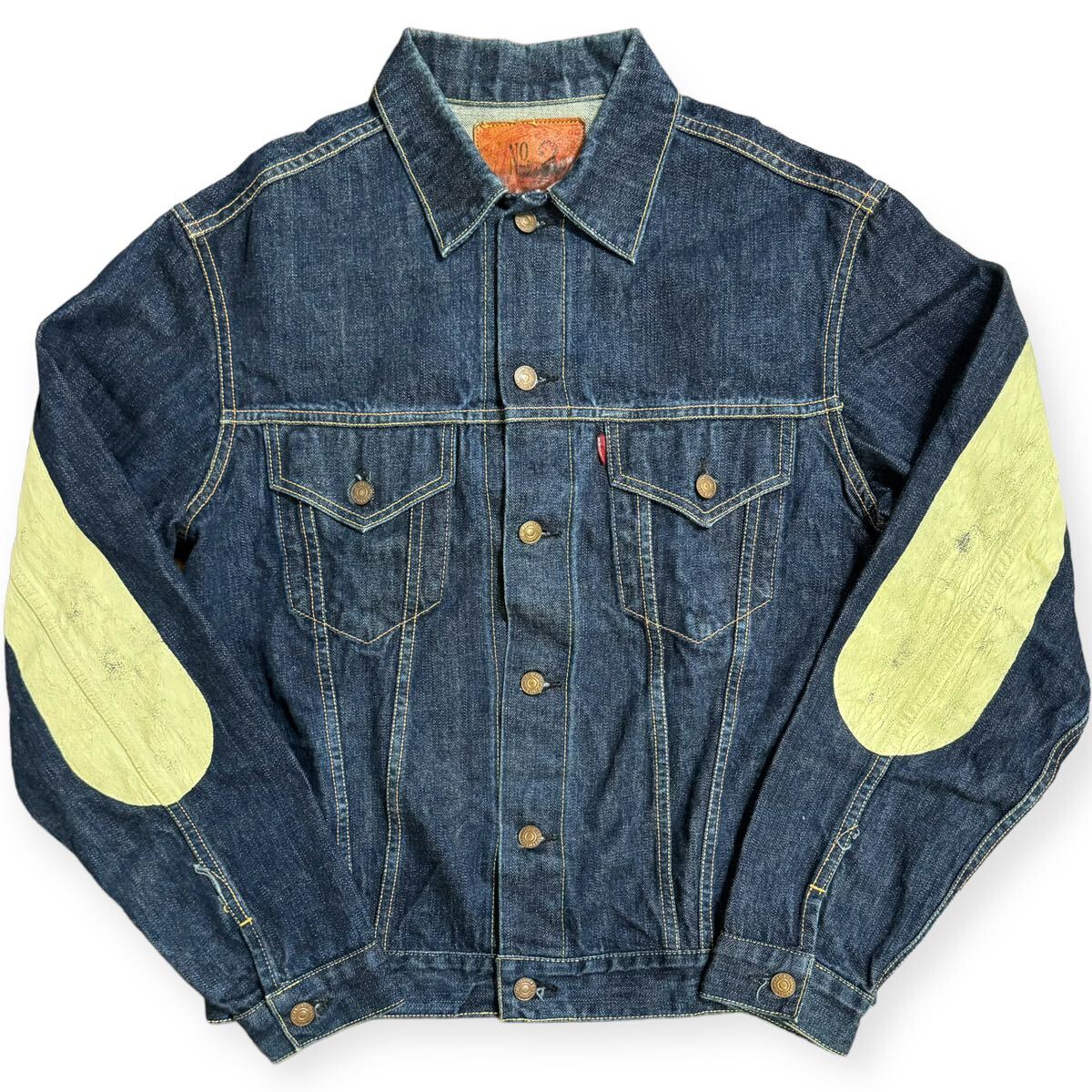 稀少 雰囲気抜群 濃紺 EVISU 大黒 カモメ 3rd デニムジャケット 稀少 雰囲気抜群 濃紺 EVISU 大黒 カモメ 3rd デニムジャケット