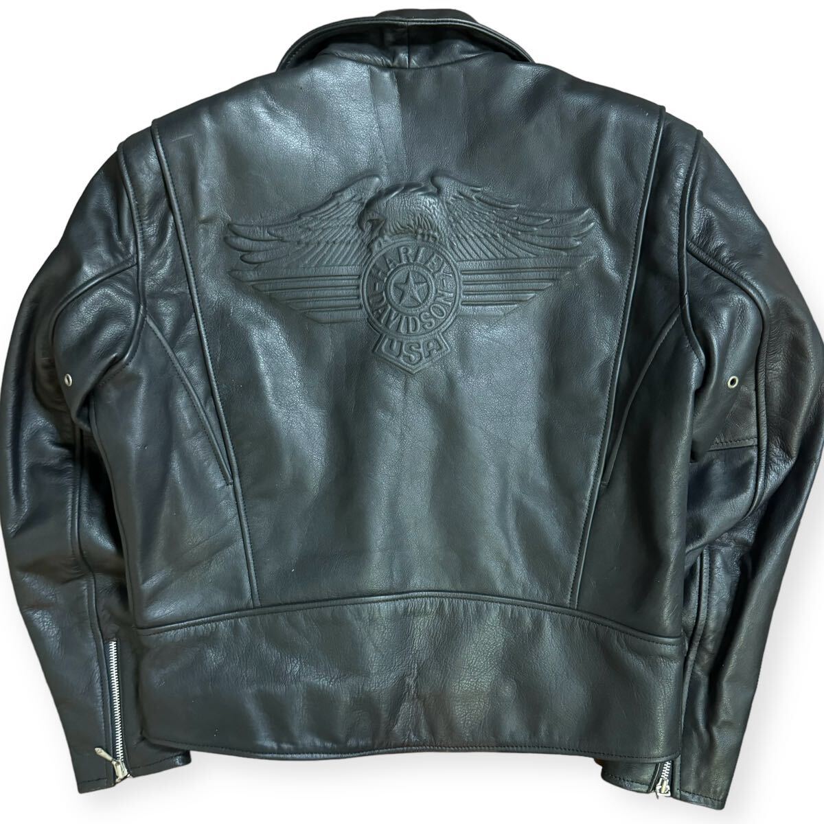 美品 HARLEY DAVIDSON ハーレーダビッドソン エンボス加工 美品 HARLEY DAVIDSON ハーレーダビッドソン エンボス加工