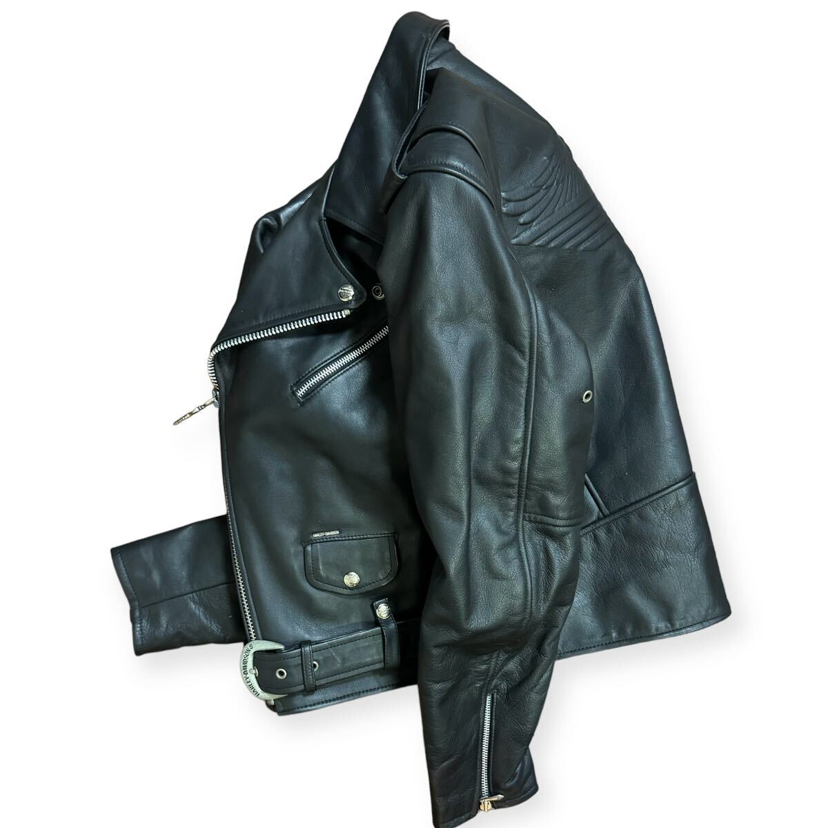 美品 HARLEY DAVIDSON ハーレーダビッドソン エンボス加工 美品 HARLEY DAVIDSON ハーレーダビッドソン エンボス加工