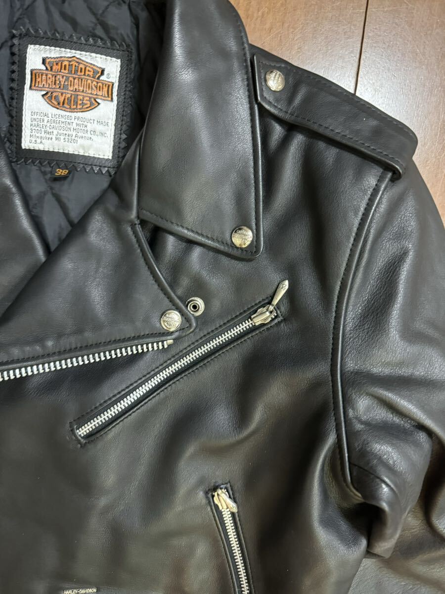 美品 HARLEY DAVIDSON ハーレーダビッドソン エンボス加工 美品 HARLEY DAVIDSON ハーレーダビッドソン エンボス加工