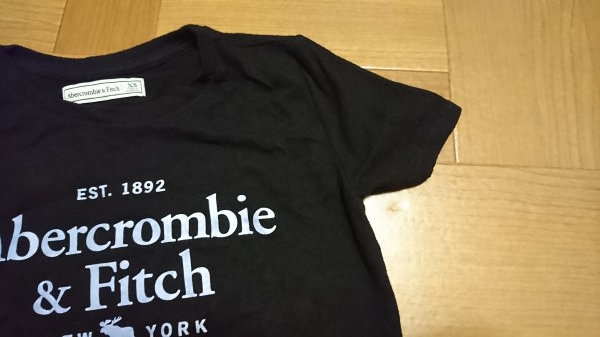 Abercrombic&Fitch 半袖Tシャツ　XSサイズ　USED　9_画像4