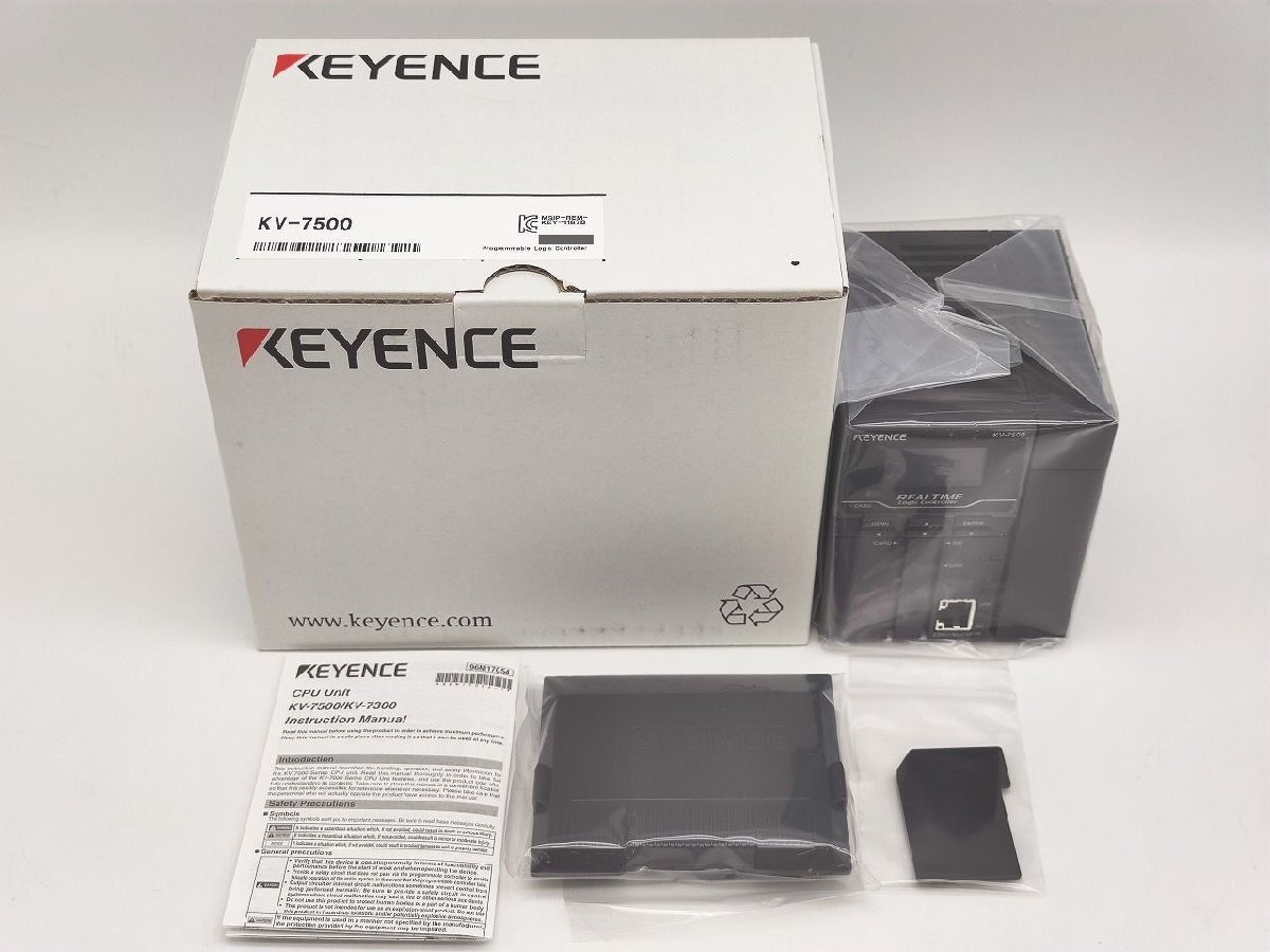 インボイス対応 箱いたみあり 新品 キーエンス KEYENCE KV-7500 インボイス対応 箱いたみあり 新品 キーエンス KEYENCE KV-7500
