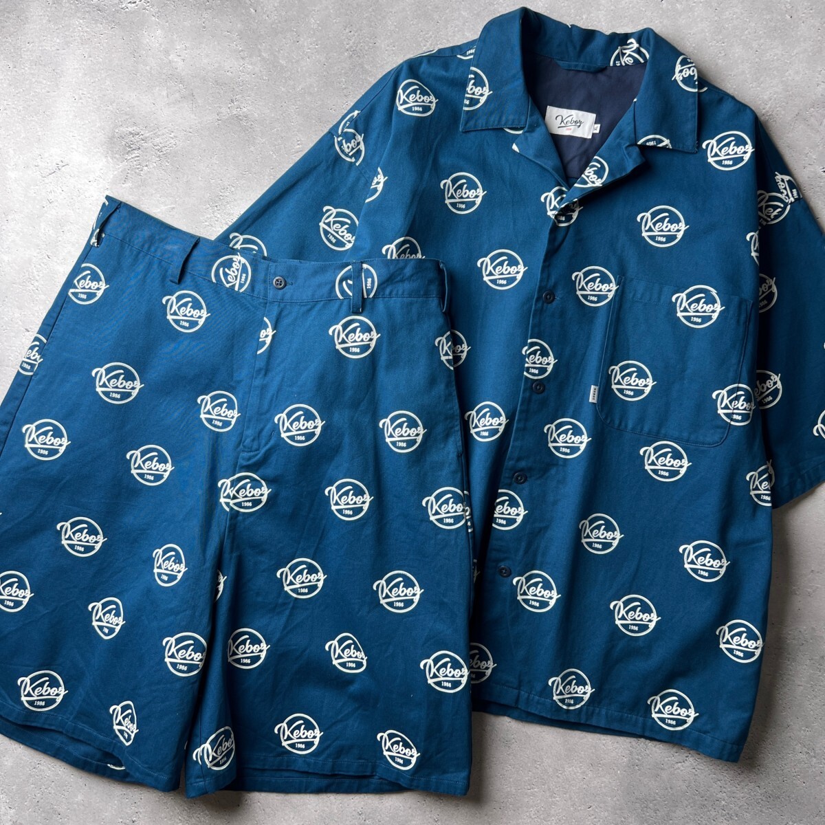 ケボズ KEBOZ Freak's Store 別注 半袖 シャツ & ショーツ ケボズ KEBOZ Freak's Store 別注 半袖 シャツ & ショーツ