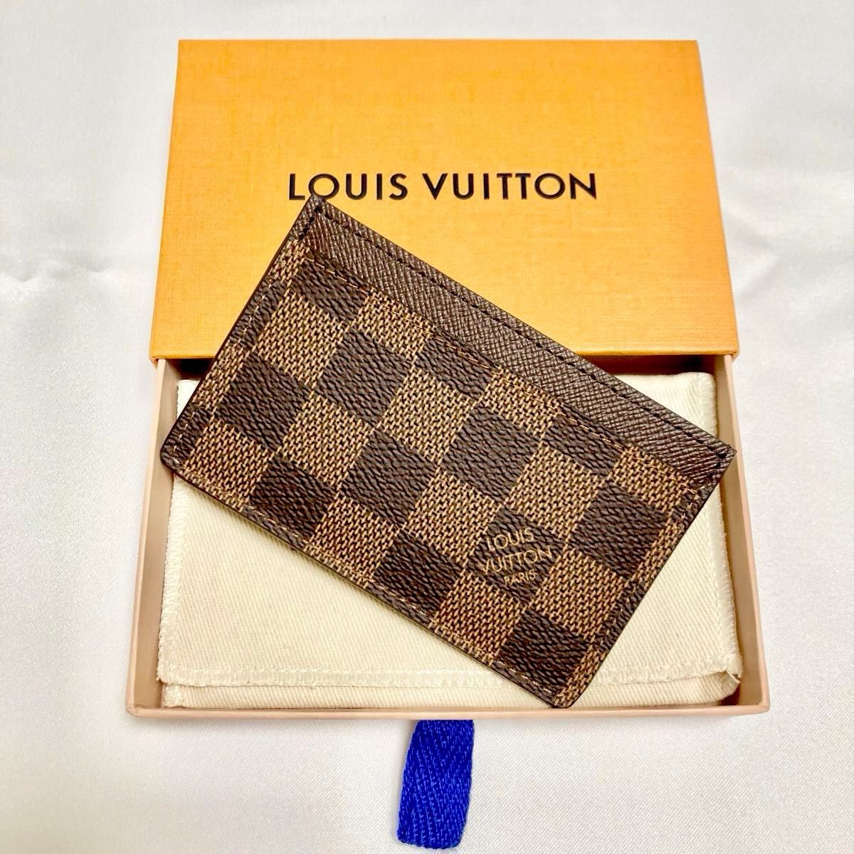 未使用 付属品あり LOUIS VUITTON ルイヴィトン ダミエ ポルト 未使用 付属品あり LOUIS VUITTON ルイヴィトン ダミエ ポルト
