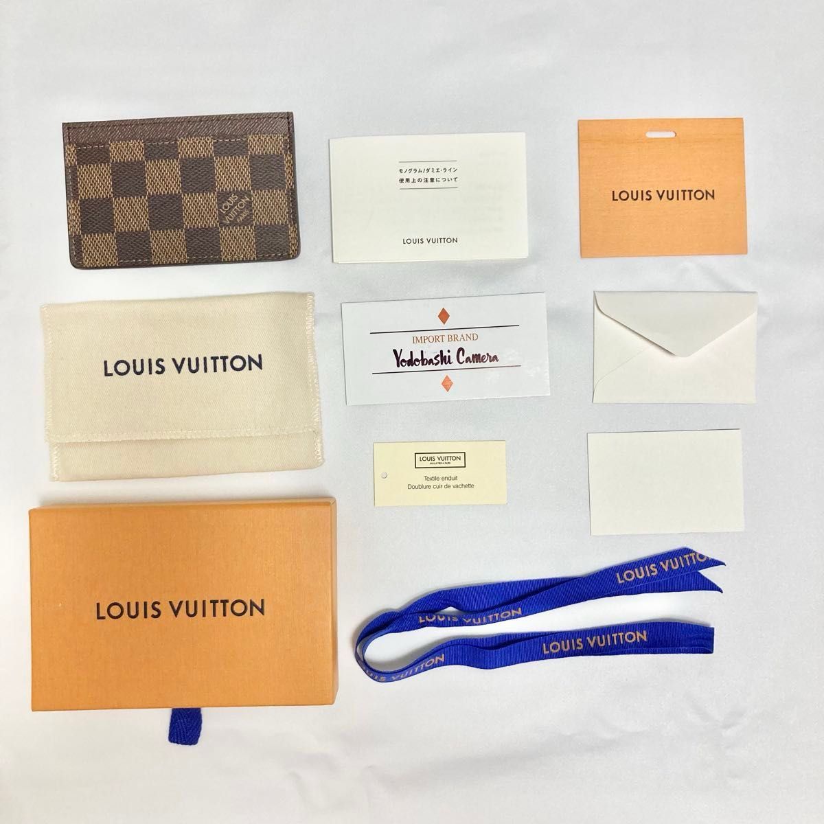 未使用 付属品あり LOUIS VUITTON ルイヴィトン ダミエ ポルト 未使用 付属品あり LOUIS VUITTON ルイヴィトン ダミエ ポルト