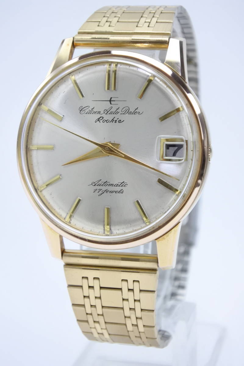 ☆未使用品　１９６０年代　CITIZEN　JET　AUTOMATIC　17石　自動巻紳士腕時計　極珍品