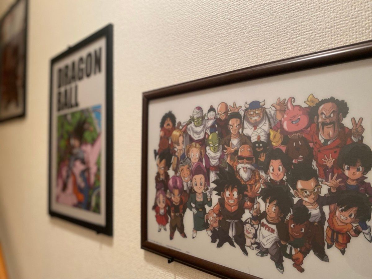 額付き】ドラゴンボールビジュアルボードポスター 全員集合 鳥山 額付き】ドラゴンボールビジュアルボードポスター 全員集合 鳥山