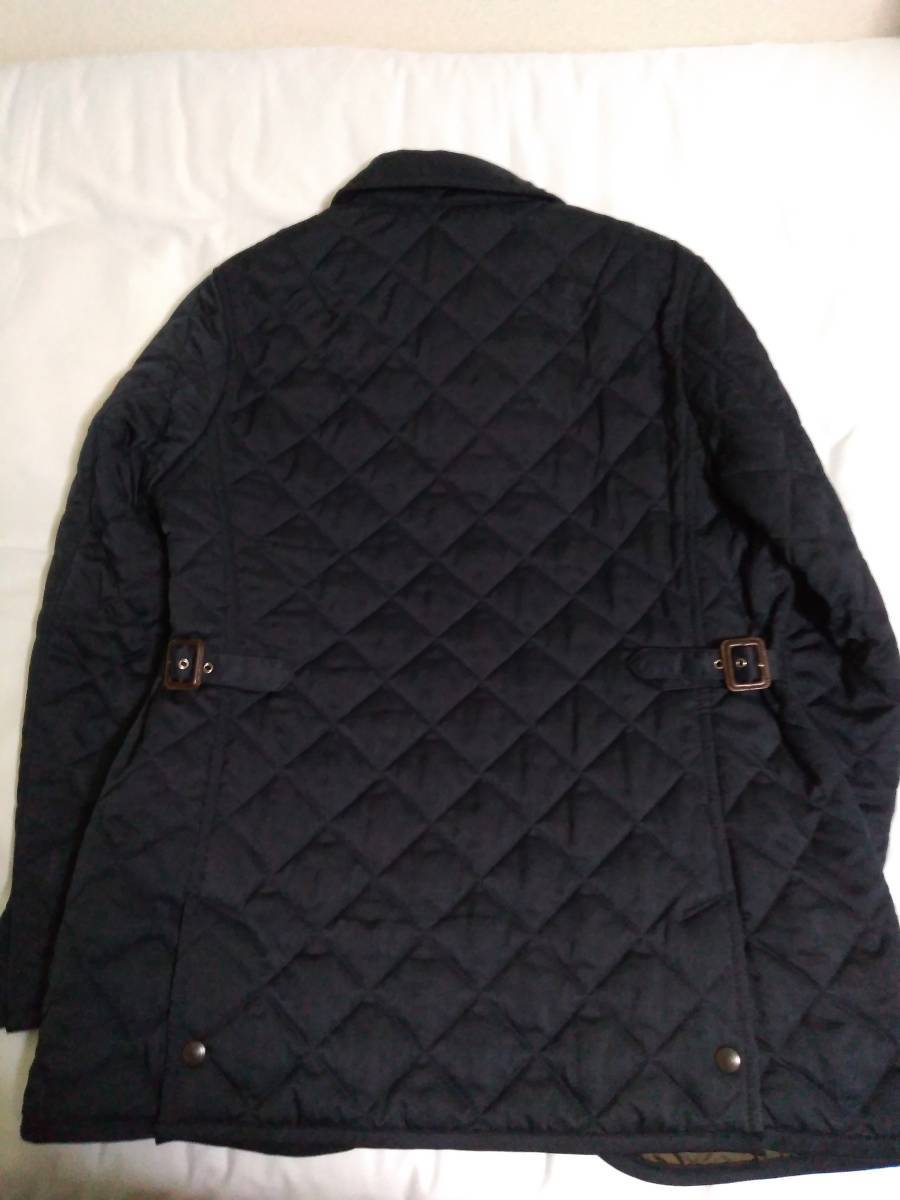 美品 キルティング FG フレディ アンド グロスター ショート ジャケット コート S 紺 軽量 定価2万以上_画像2