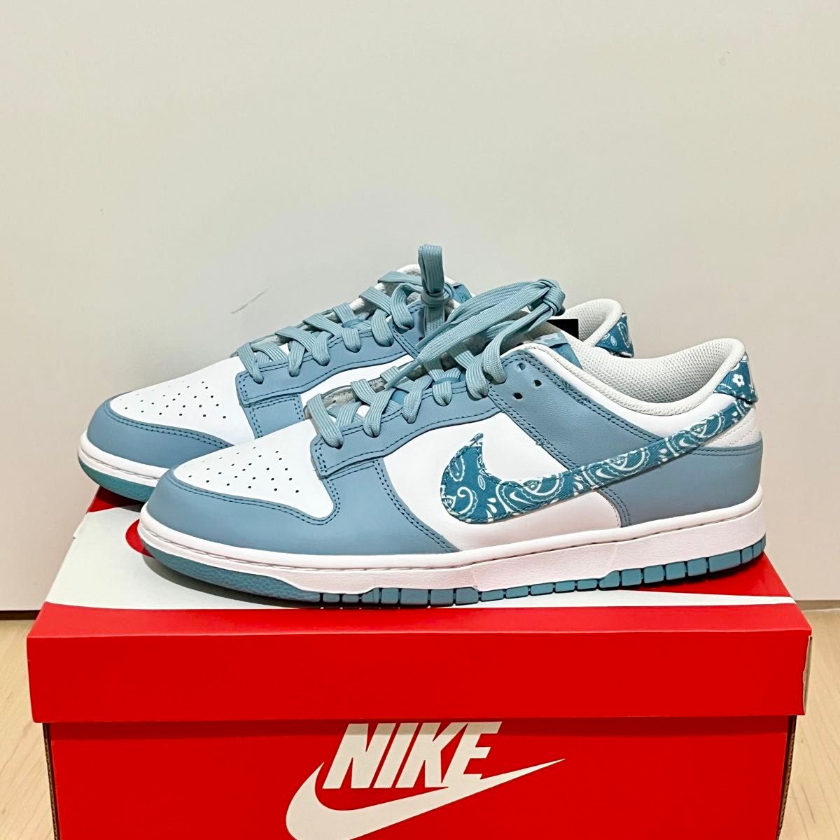 新品29cm】Nike WMNS Dunk Low ESS Blue Paisley ナイキ ダンク 新品29cm】Nike WMNS Dunk Low ESS Blue Paisley ナイキ ダンク