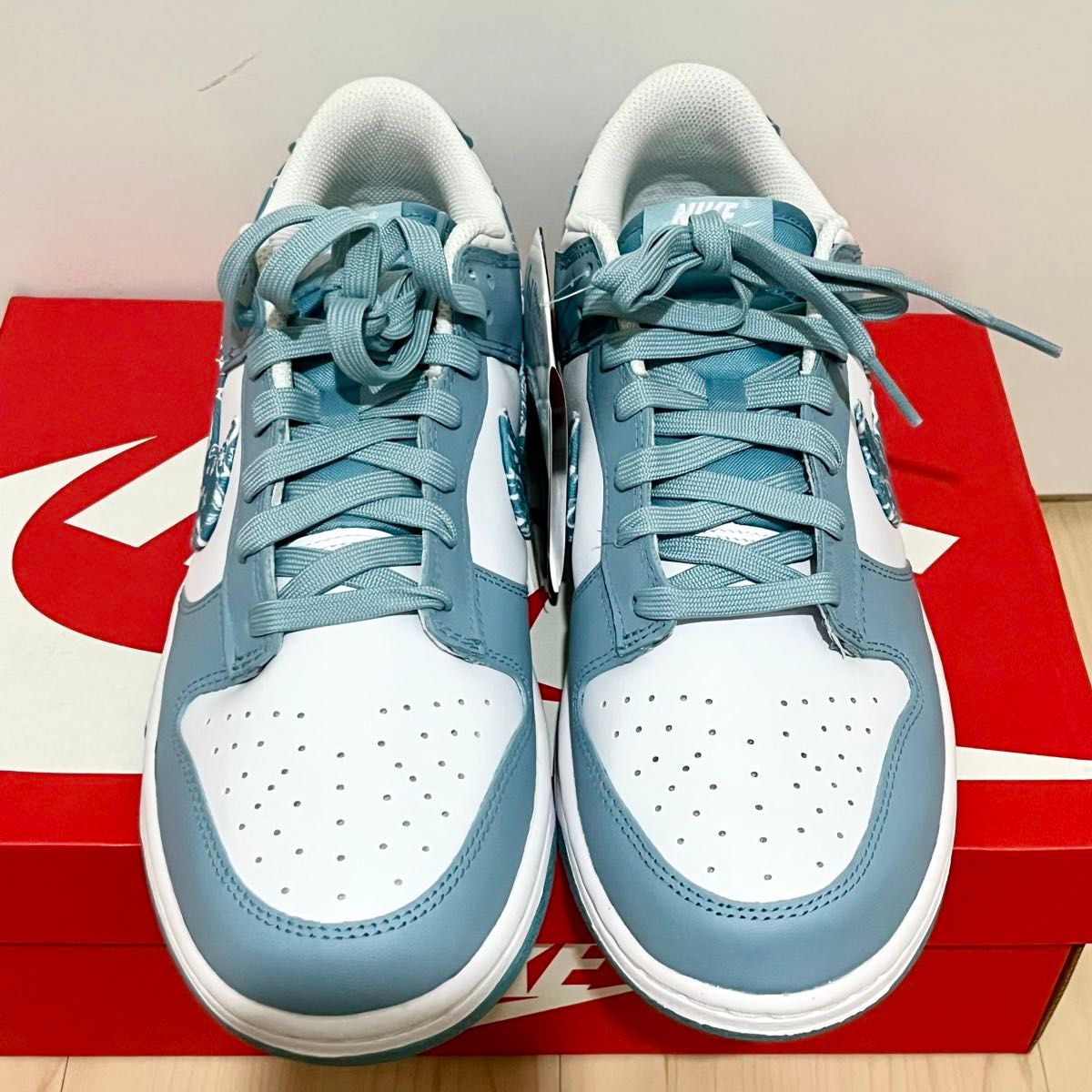 新品29cm】Nike WMNS Dunk Low ESS Blue Paisley ナイキ ダンク 新品29cm】Nike WMNS Dunk Low ESS Blue Paisley ナイキ ダンク