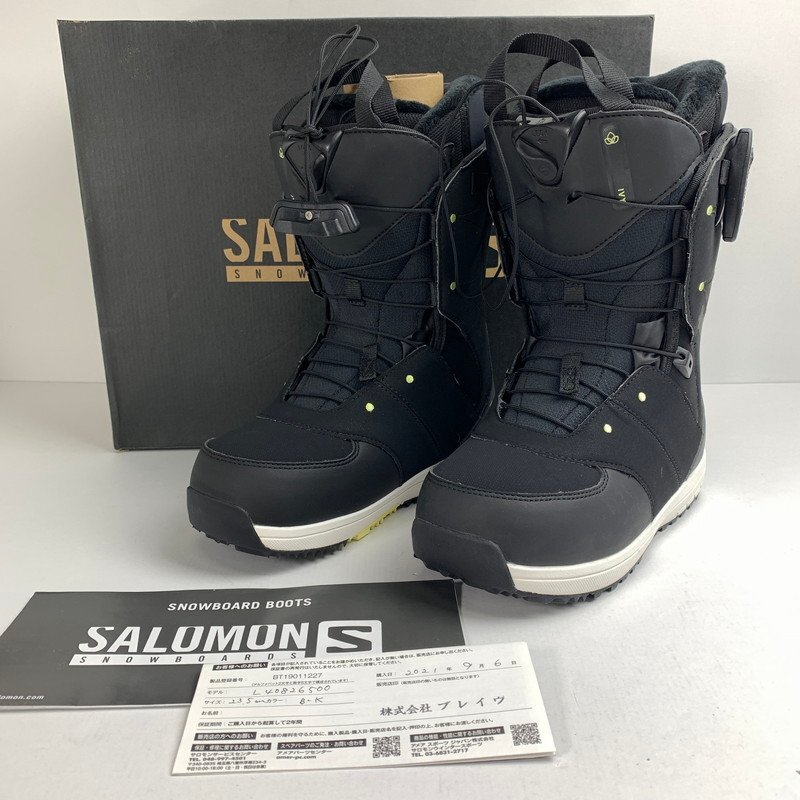 注目ショップ サロモン SALOMON FUZ【中古美品】 IVY 〈118-240602-0NM-17-FUZ〉 23.5cm スノーボードブーツ 23.5cm