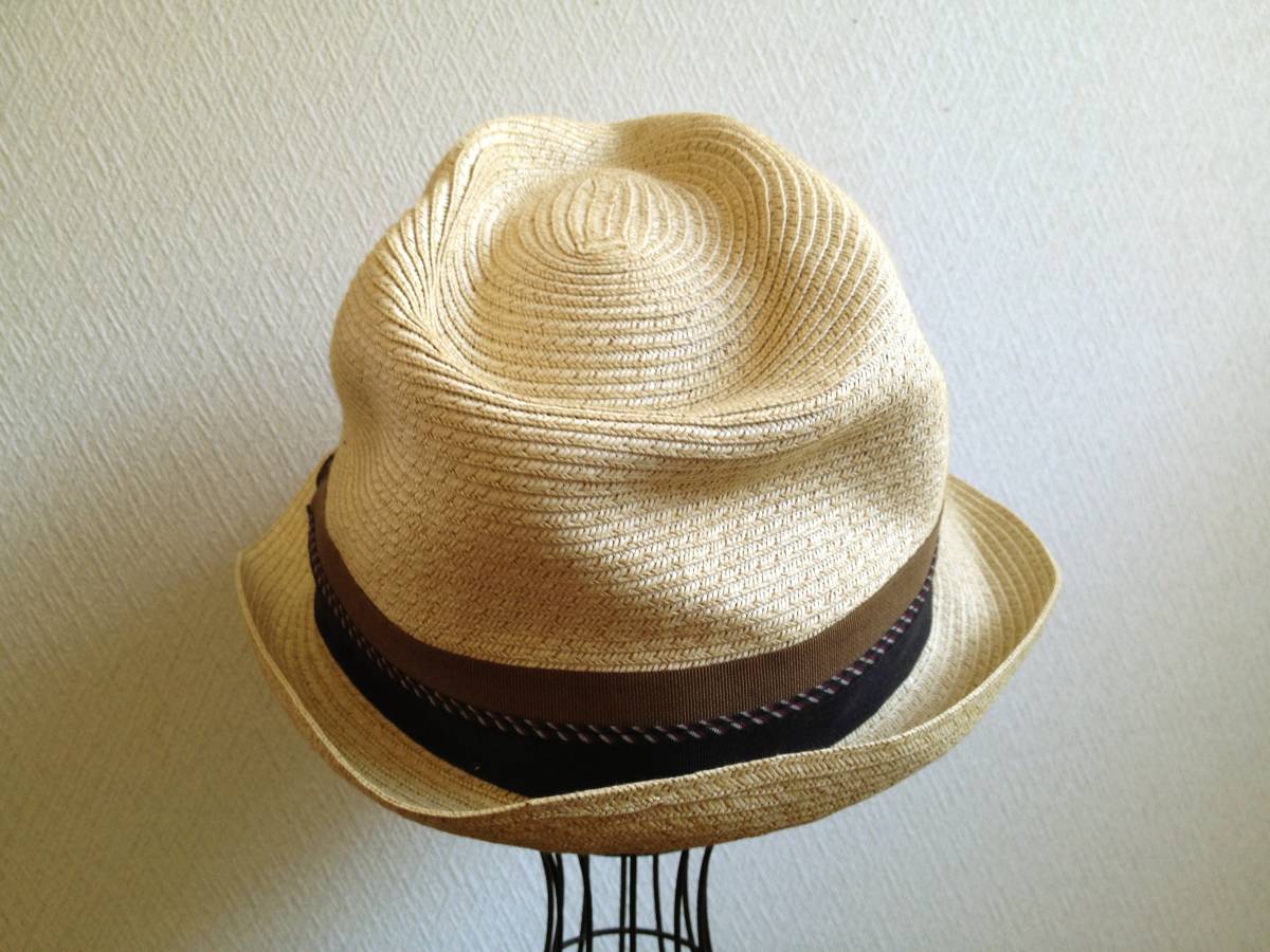 CHELSEA New York チェルシーニューヨーク grace hats グレース ハット・ペーパーヤーンの中折れハット・8557_画像5