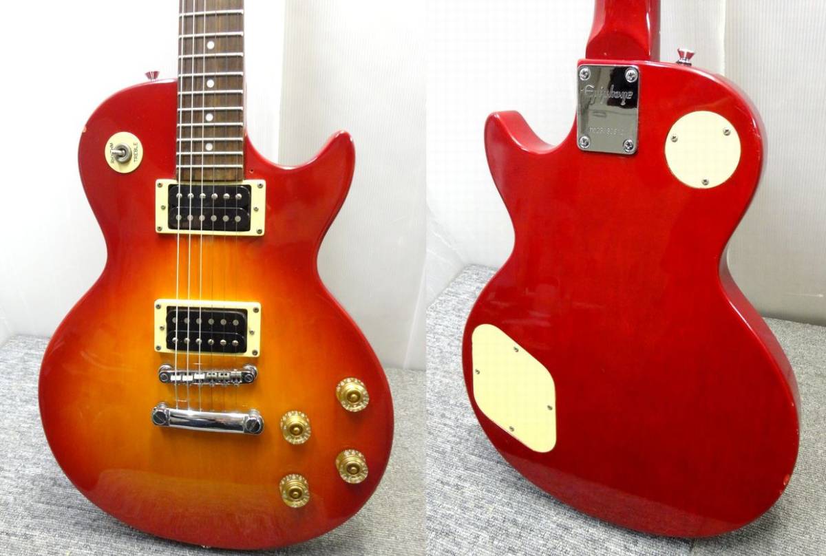 【YU680】EPIPHONE エピフォン エレキギター Les Paul レスポール カラー チェリーサンバースト ハムバッカー GUITAR