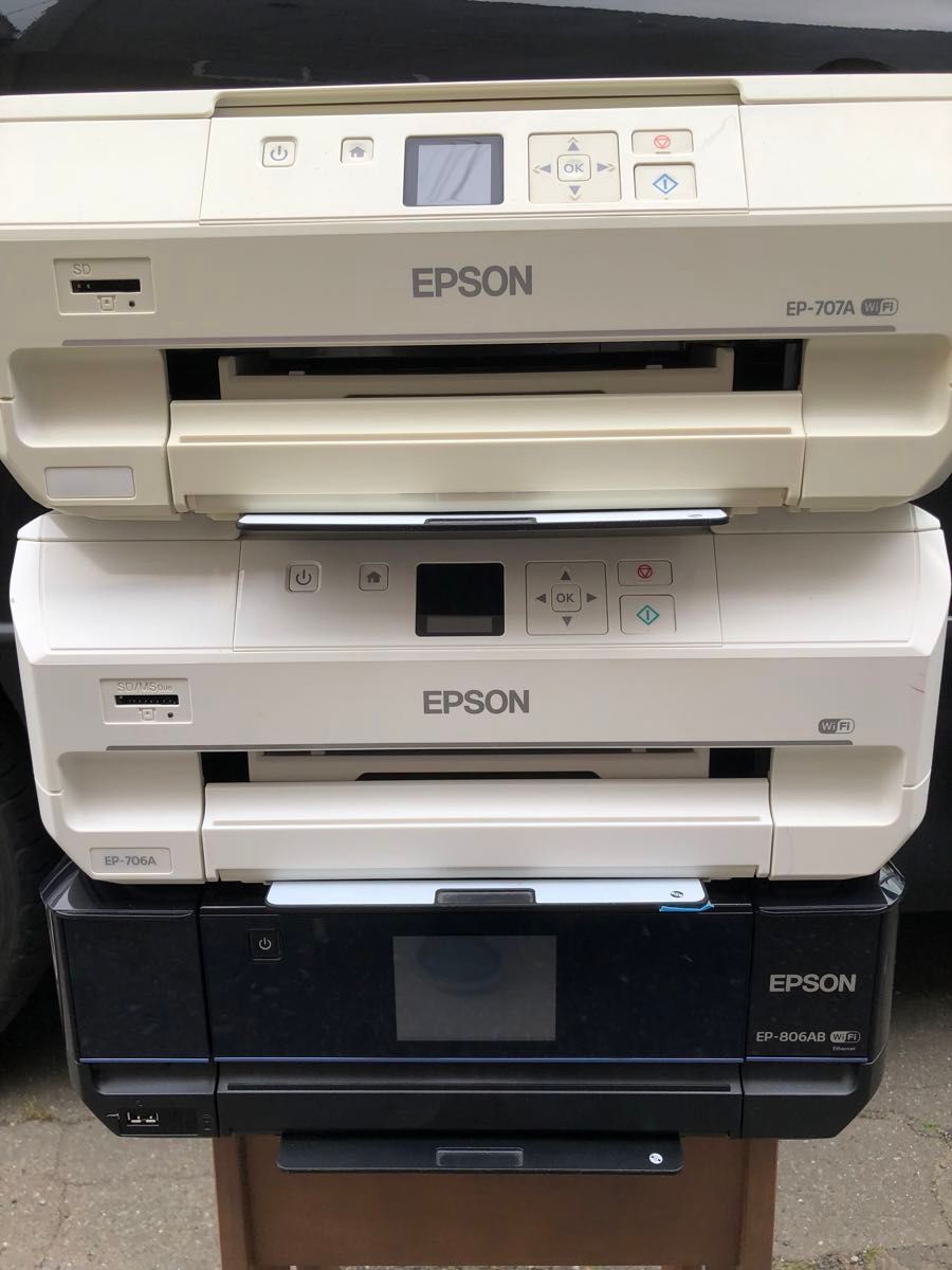 604 陥 エプソン プリンター EP-707A EP-706A 2台セットジャンク 604 陥 エプソン プリンター EP-707A EP-706A 2台セットジャンク