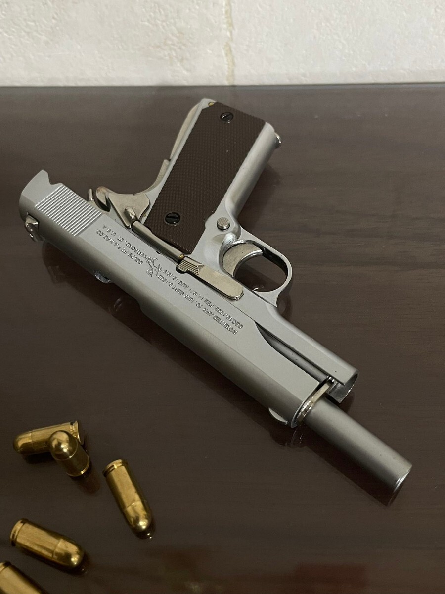 m1911ガバメント1/2スケール 金属製ミニチュア モデルガン 排莢 m1911ガバメント1/2スケール 金属製ミニチュア モデルガン 排莢