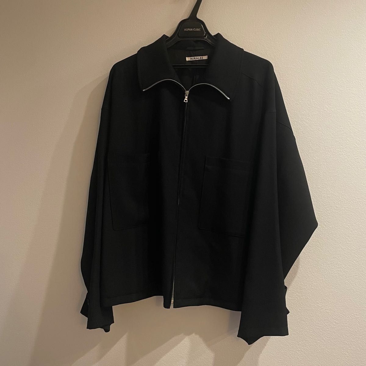 かず EULLA WOOL CPO BLOUSON(サイズ:3) 定価70000円AULALLE WOOL SERGE ZIP-UP BLOUSON/A9AS02WS