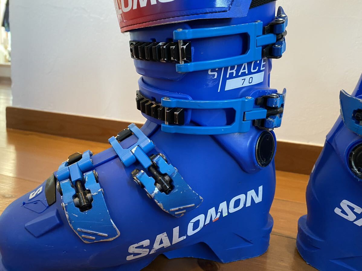 信頼も高い 7000円 【シェル中古・インナー新品】23/24 SALOMON サロモン S 22.0cm