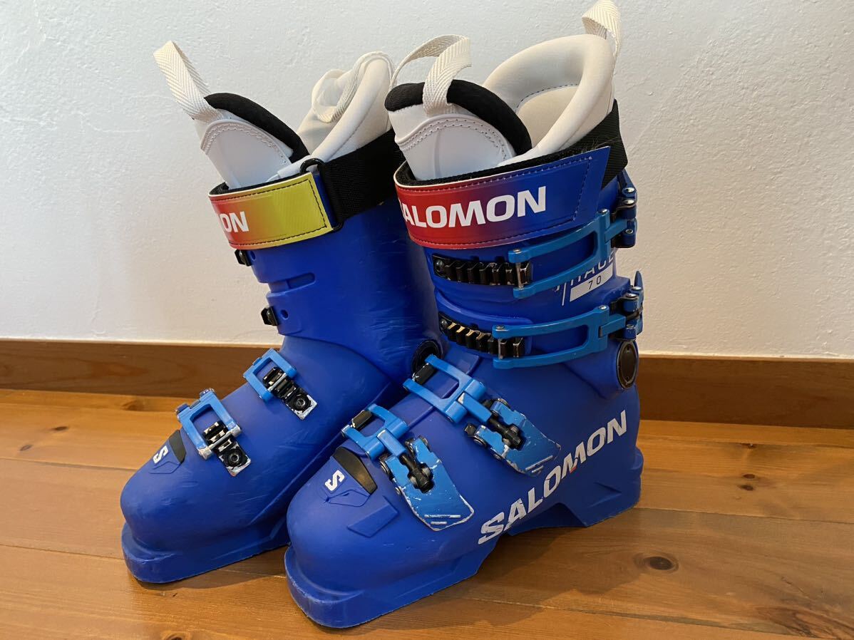 最愛 7000円 【シェル中古・インナー新品】23/24 SALOMON サロモン S 22.0cm