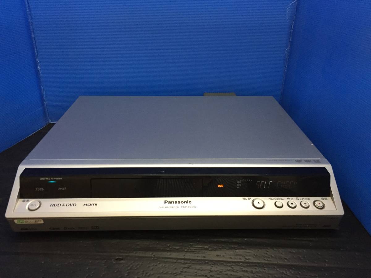 パナソニック HDD＆DVDレコーダー DMR-EX100　ジャンクＫ-3036_画像1