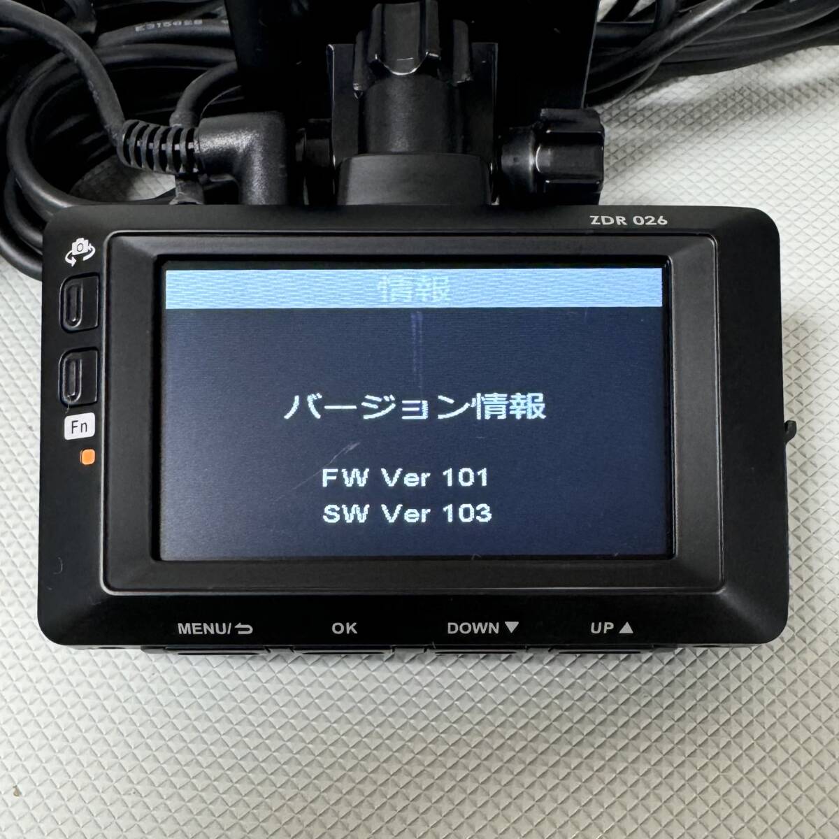 アップデート済 ZDR-026 前後2カメラ コムテック ドライブ アップデート済 ZDR-026 前後2カメラ コムテック ドライブ