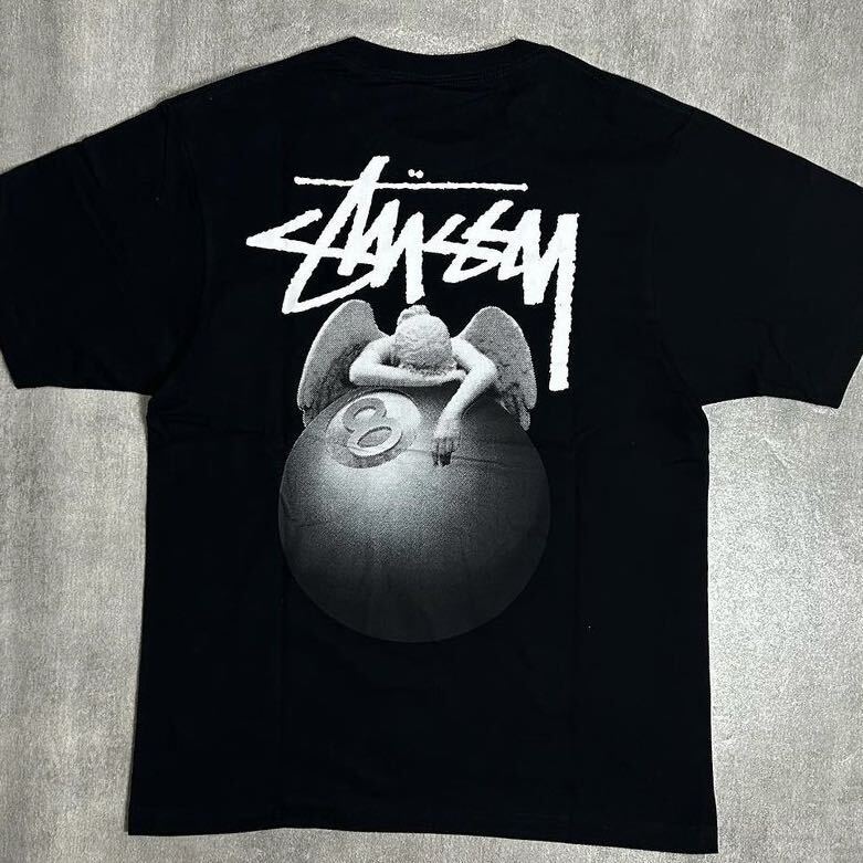 stussy 海外限定 ステューシー Tシャツ 半袖 ブラック 8ボール stussy 海外限定 ステューシー Tシャツ 半袖 ブラック 8ボール