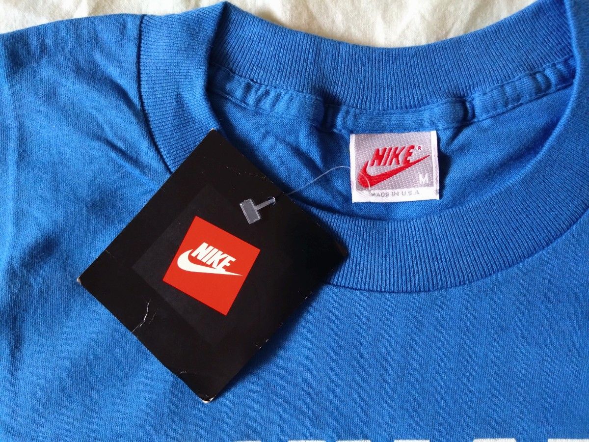 未使用90年代貴重なタグ付きマイケルジョーダンTシャツM【WHAT 未使用90年代貴重なタグ付きマイケルジョーダンTシャツM【WHAT