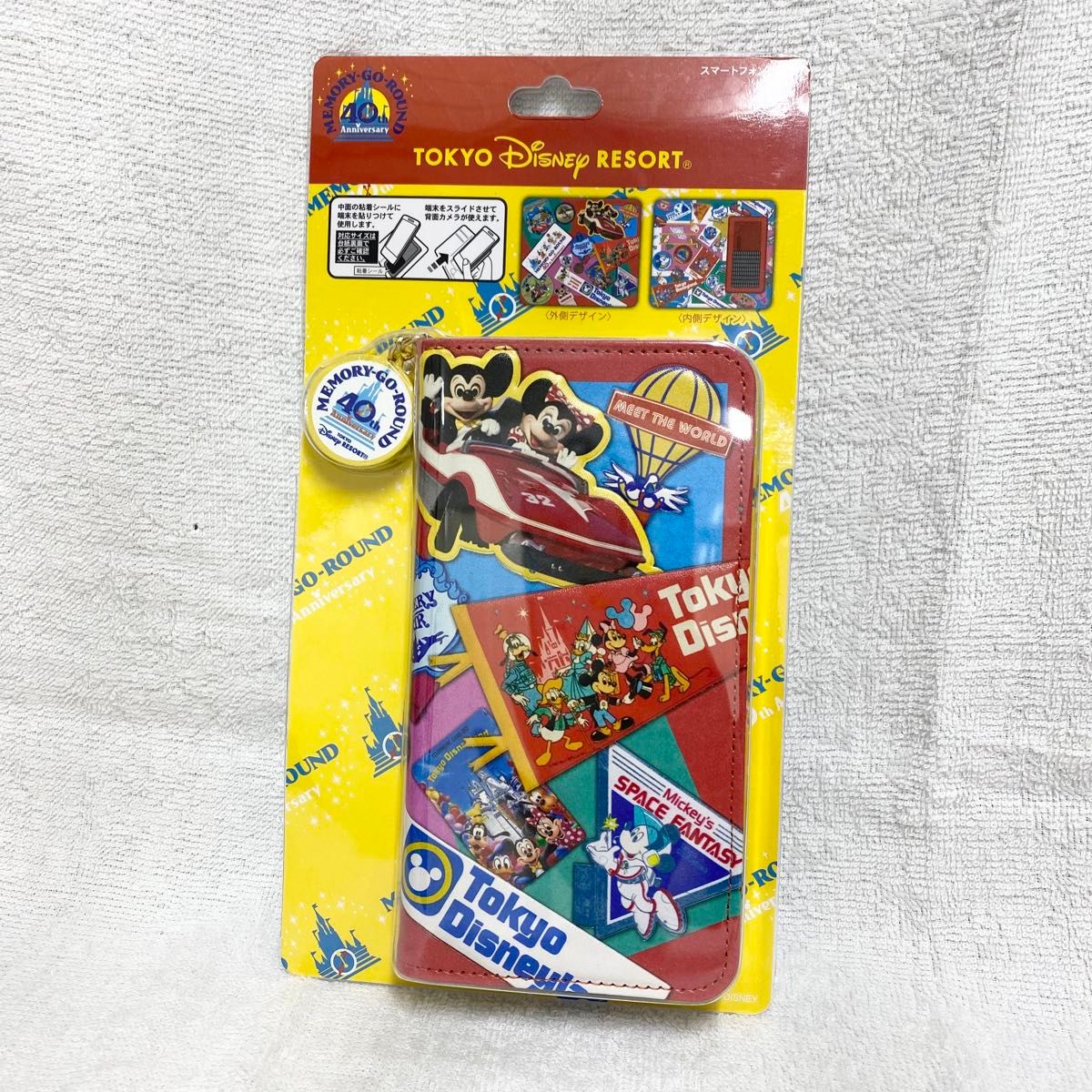 新品未使用】 東京ディズニーランド 40周年 スマホケース