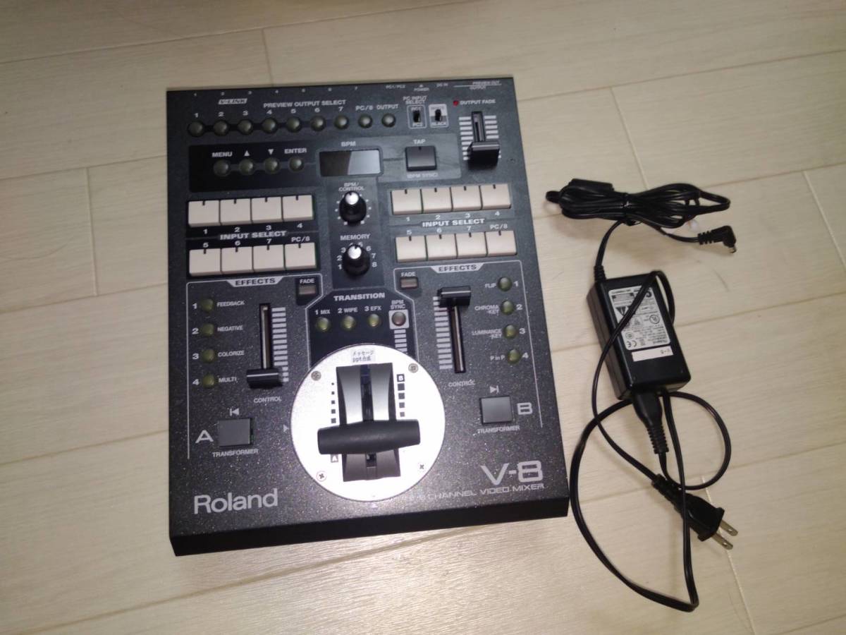 Roland EDIROL V-8 video mixer Roland EDR V-4 HD VJ Club Event image editing 