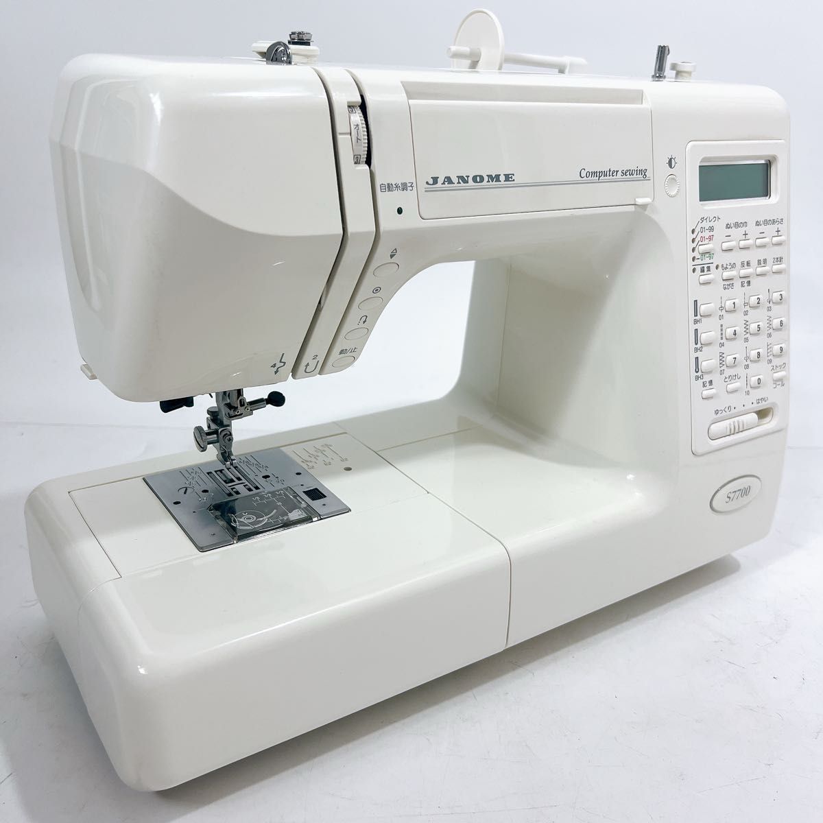 JANOME ジャノメ コンピューターミシン S7700 文字縫い機能搭載 JANOME ジャノメ コンピューターミシン S7700 文字縫い機能搭載