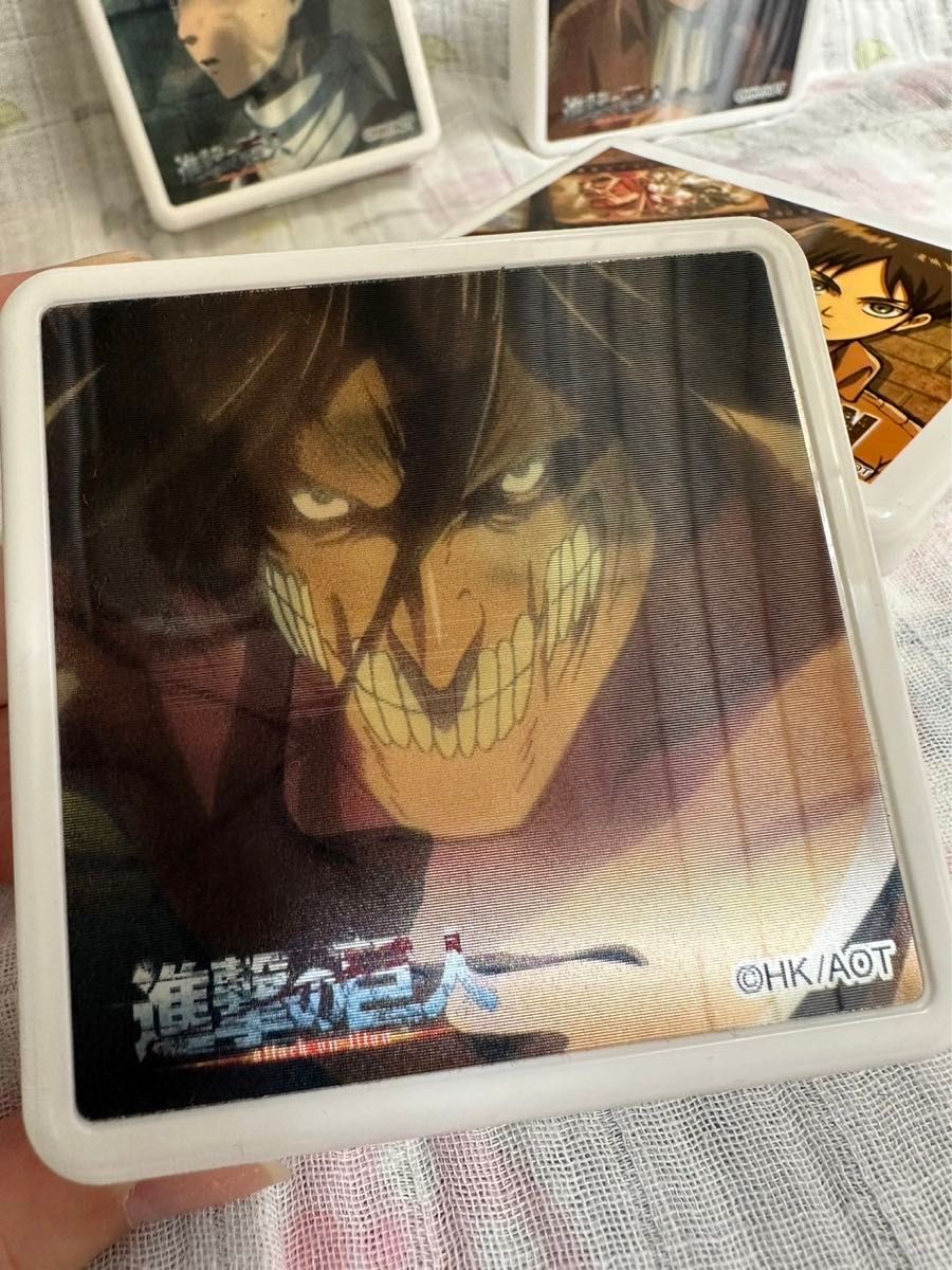 進撃の巨人 ミニケース リヴァイ エレン イヤホンジャック 5点 進撃の巨人 ミニケース リヴァイ エレン イヤホンジャック 5点