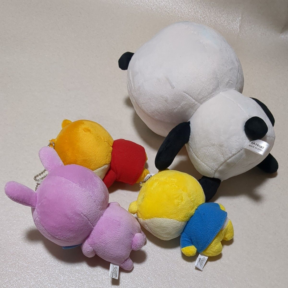 にしむらゆうじ ごきげんぱんだ こねずみ ラブラビット 計4点 にしむらゆうじ ごきげんぱんだ こねずみ ラブラビット 計4点