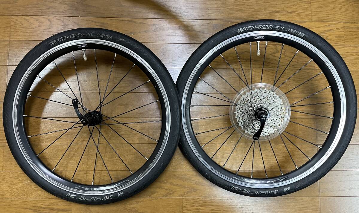 20インチ 406 前後ホイールセット 9sスプロケ付き 20×1 35タイヤ 20インチ 406 前後ホイールセット 9sスプロケ付き 20×1 35タイヤ