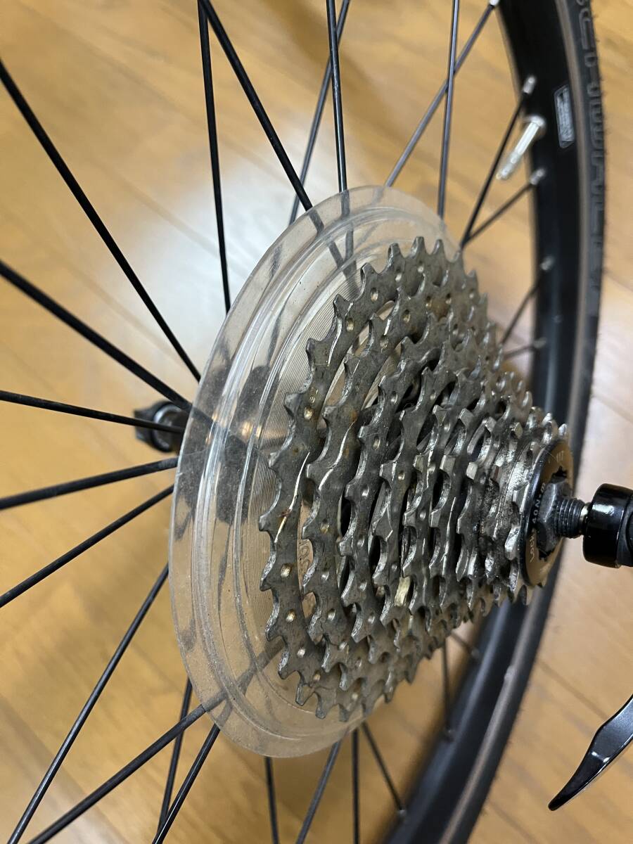 20インチ 406 前後ホイールセット 9sスプロケ付き 20×1 35タイヤ 20インチ 406 前後ホイールセット 9sスプロケ付き 20×1 35タイヤ