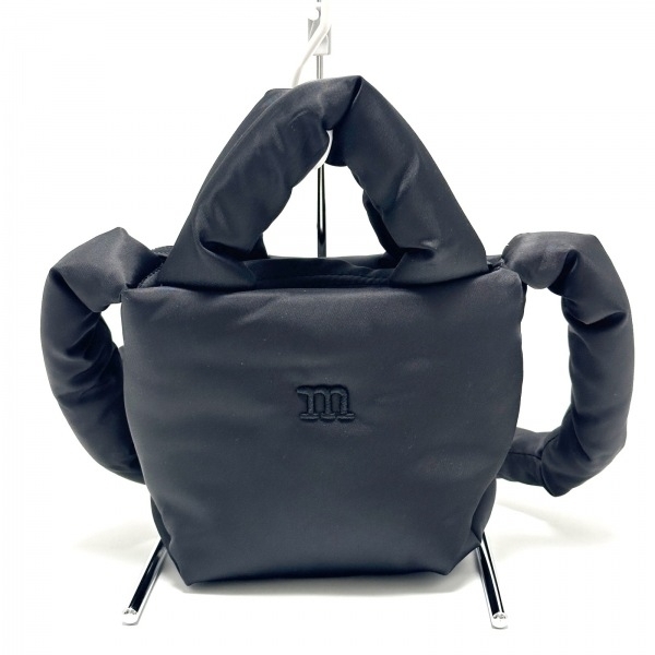 マリメッコ marimekko ショルダーバッグ - ナイロン 黒 2way 美品 バッグ