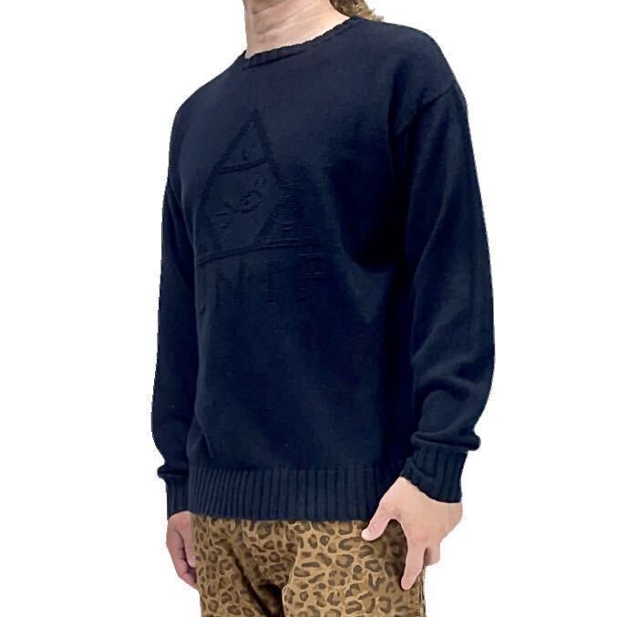 中古 UNIF ユニフ フリーメイソン ブランド ロゴ 編み込み 中古 UNIF ユニフ フリーメイソン ブランド ロゴ 編み込み