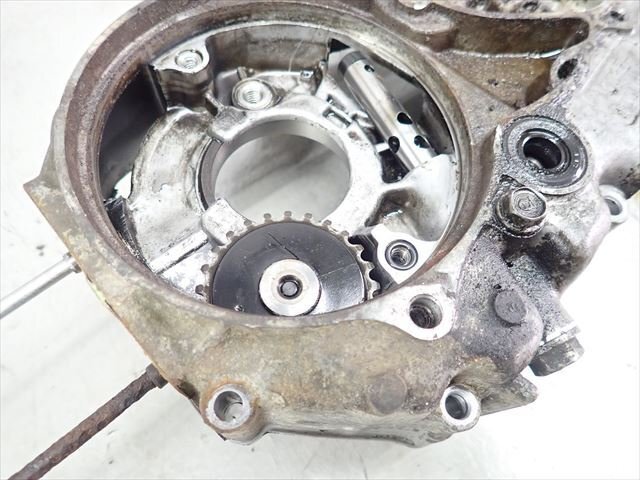 εFX24-241 Honda Jazz JAZZ AC09 Showa era 61 year engine crankcase left side damage equipped!