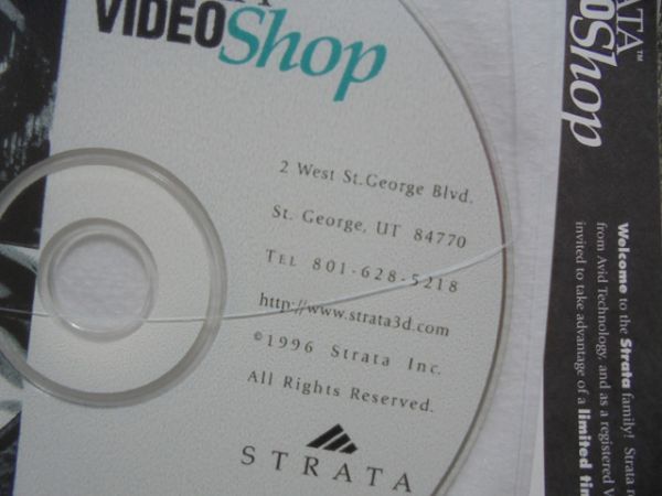 *Mac*STRATA VIDEO Shop version3.0 ( disk & manual English version )