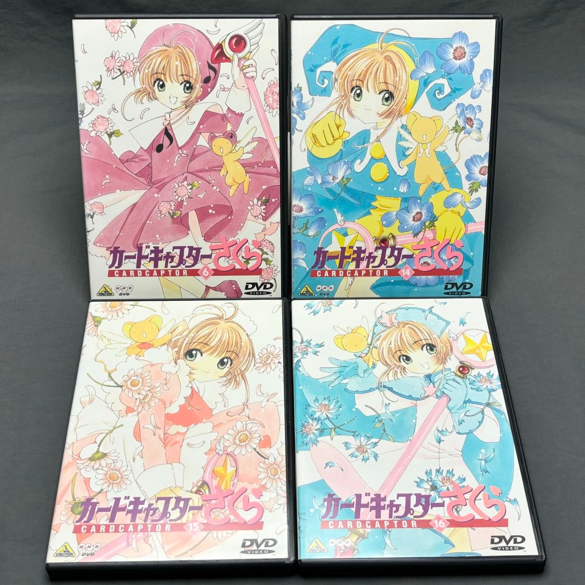 アニメ カードキャプターさくら DVD 6・14・15・16 4枚セット 特典付き 中古 アニメ カードキャプターさくら DVD 6・14・15・16 4枚セット 特典付き 中古