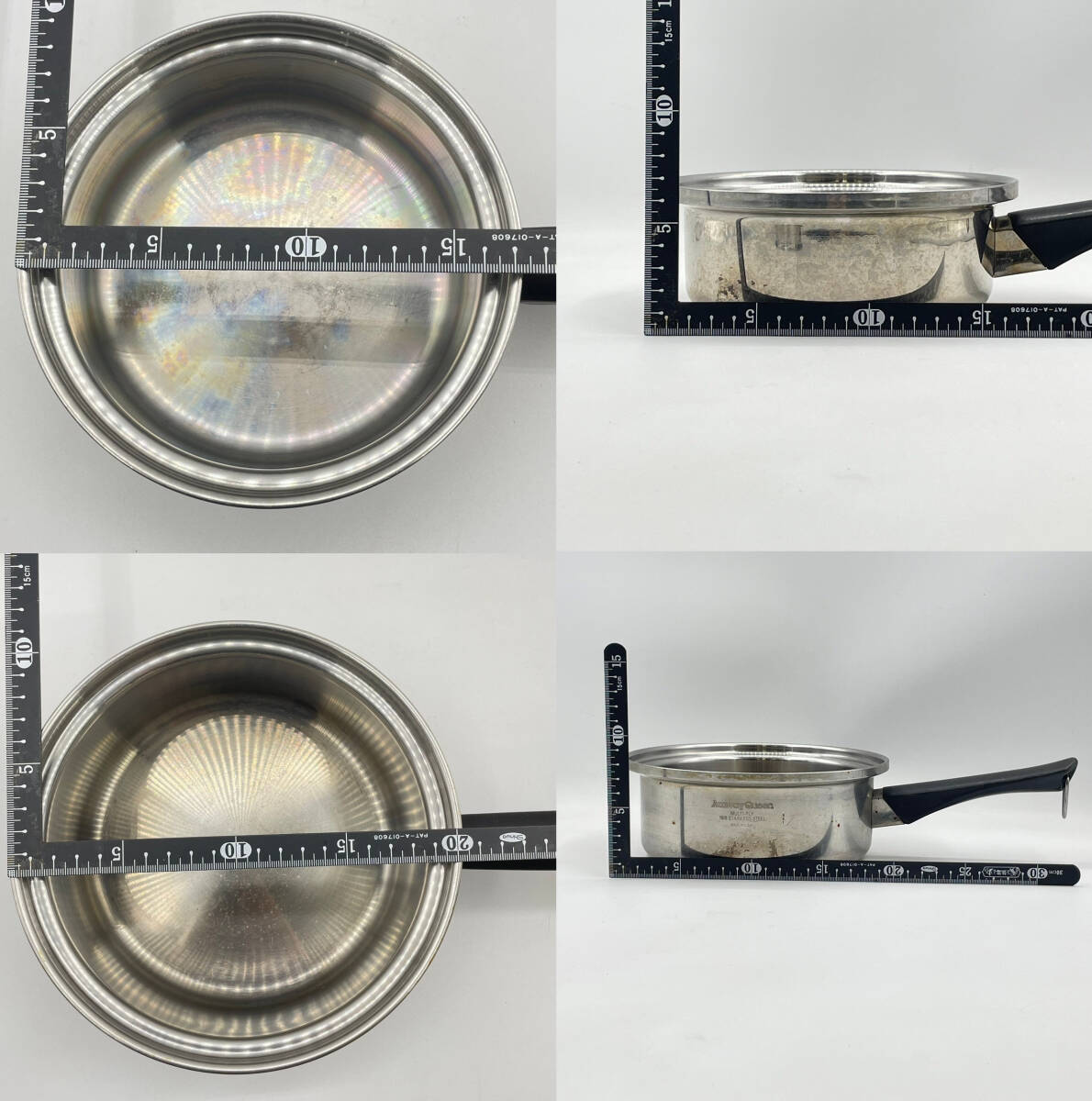 Amway Queen MULTI-PLY 18/8 STAINLESS STEEL アムウェイ 鍋 4点 Amway Queen MULTI-PLY 18/8 STAINLESS STEEL アムウェイ 鍋 4点