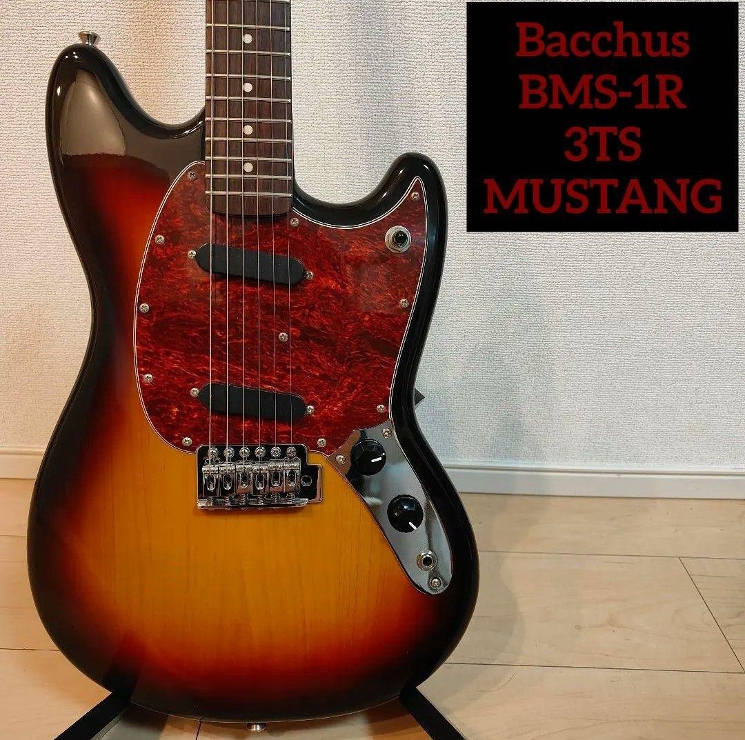 ムスタングモデル Bacchus BMS-1R 3TS 弦交換済み【美品 ムスタングモデル Bacchus BMS-1R 3TS 弦交換済み【美品