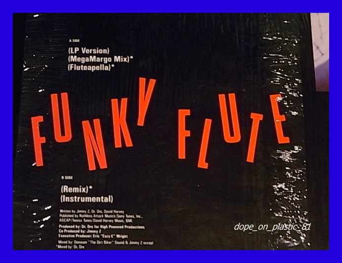 Jimmy Z Feat. Dr. Dre / Funky Flute/Funky Jazz Inst!!/US Original/5点以上で送料無料、10点以上で10%割引!!!/12'_画像2