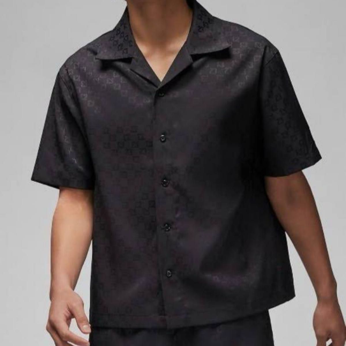 【NIKE Jordan】Statement 23 グラフィック 半袖シャツ 希少 ジョーダン 総柄 23 半袖シャツ ブラック XXL ナイキ