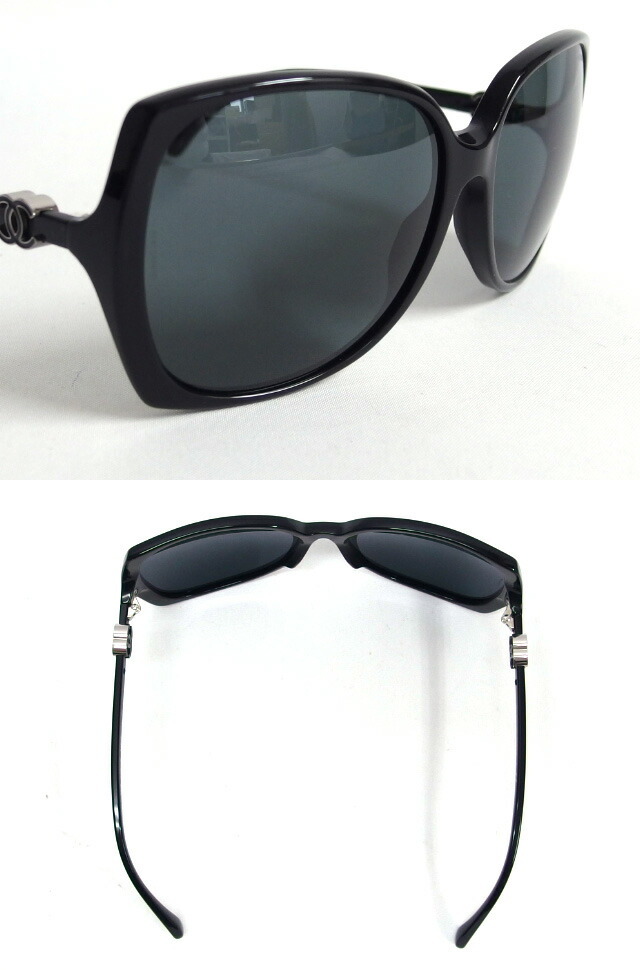  Chanel sunglasses here Mark black butterfly type [20240609]