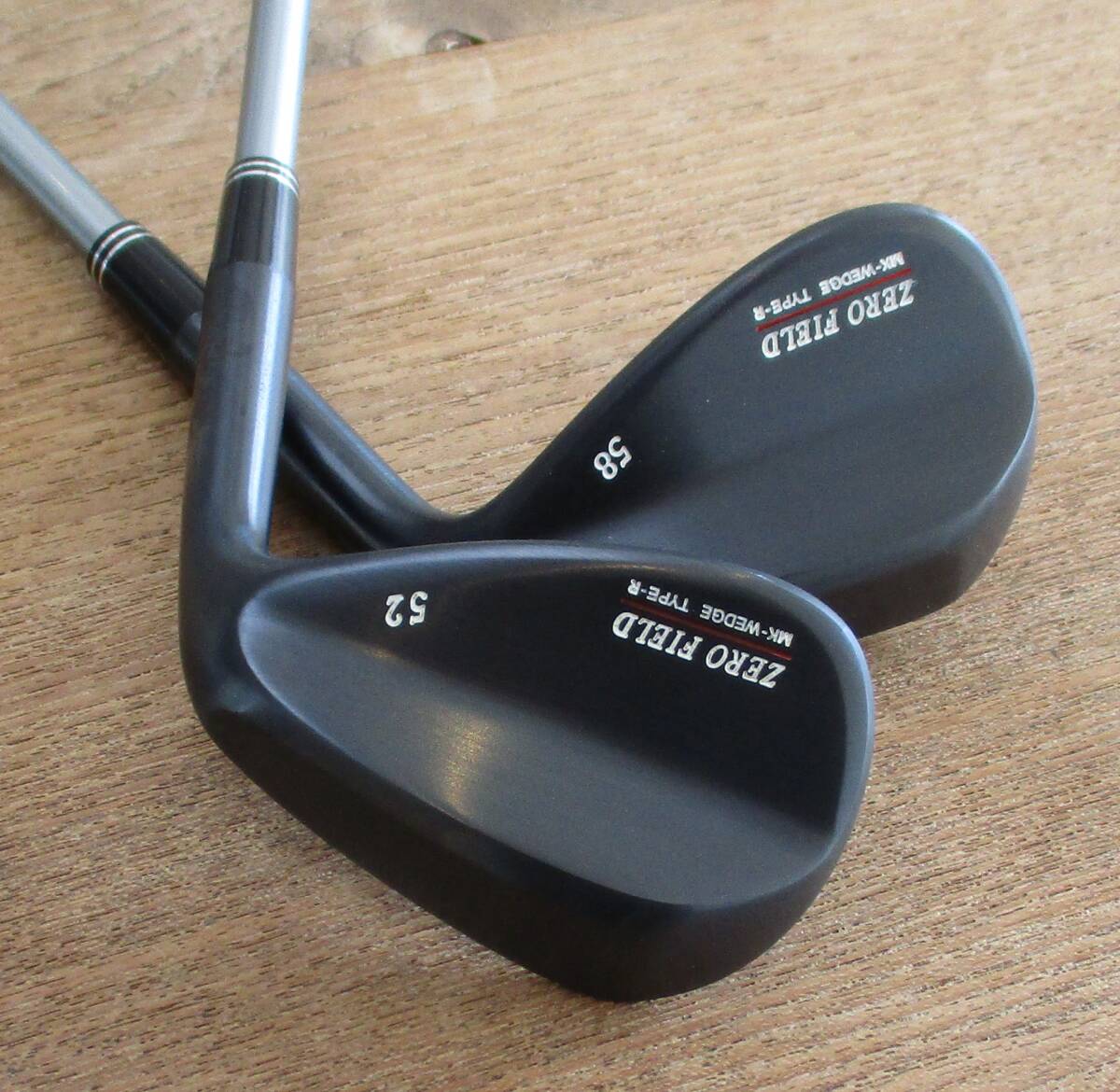 ZERO FIELD MK-WEDGE TYPE-R 52度&58度(ノーメッキ黒染 ZERO FIELD MK-WEDGE TYPE-R 52度&58度(ノーメッキ黒染
