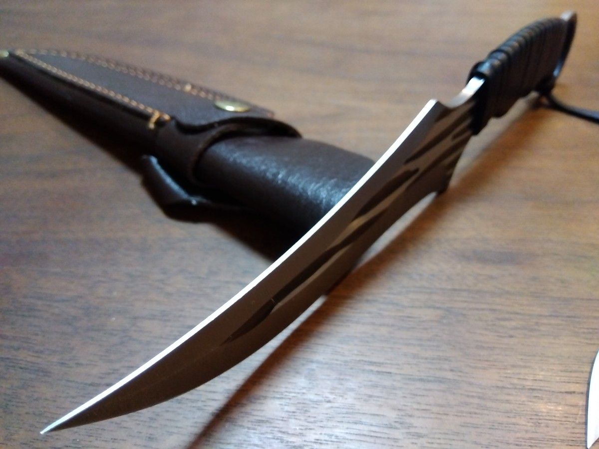 Double Knives 鉈型2点ナイフ キャンプ 釣り登山 フルタング Double Knives 鉈型2点ナイフ キャンプ 釣り登山 フルタング
