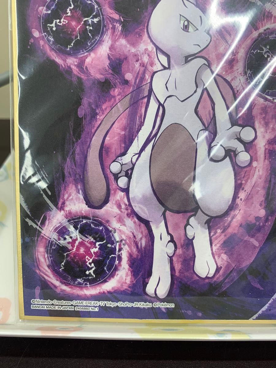ミュウ&ミュウツー ポケモン色紙Art 色紙アート 2枚セット ミュウ&ミュウツー ポケモン色紙Art 色紙アート 2枚セット