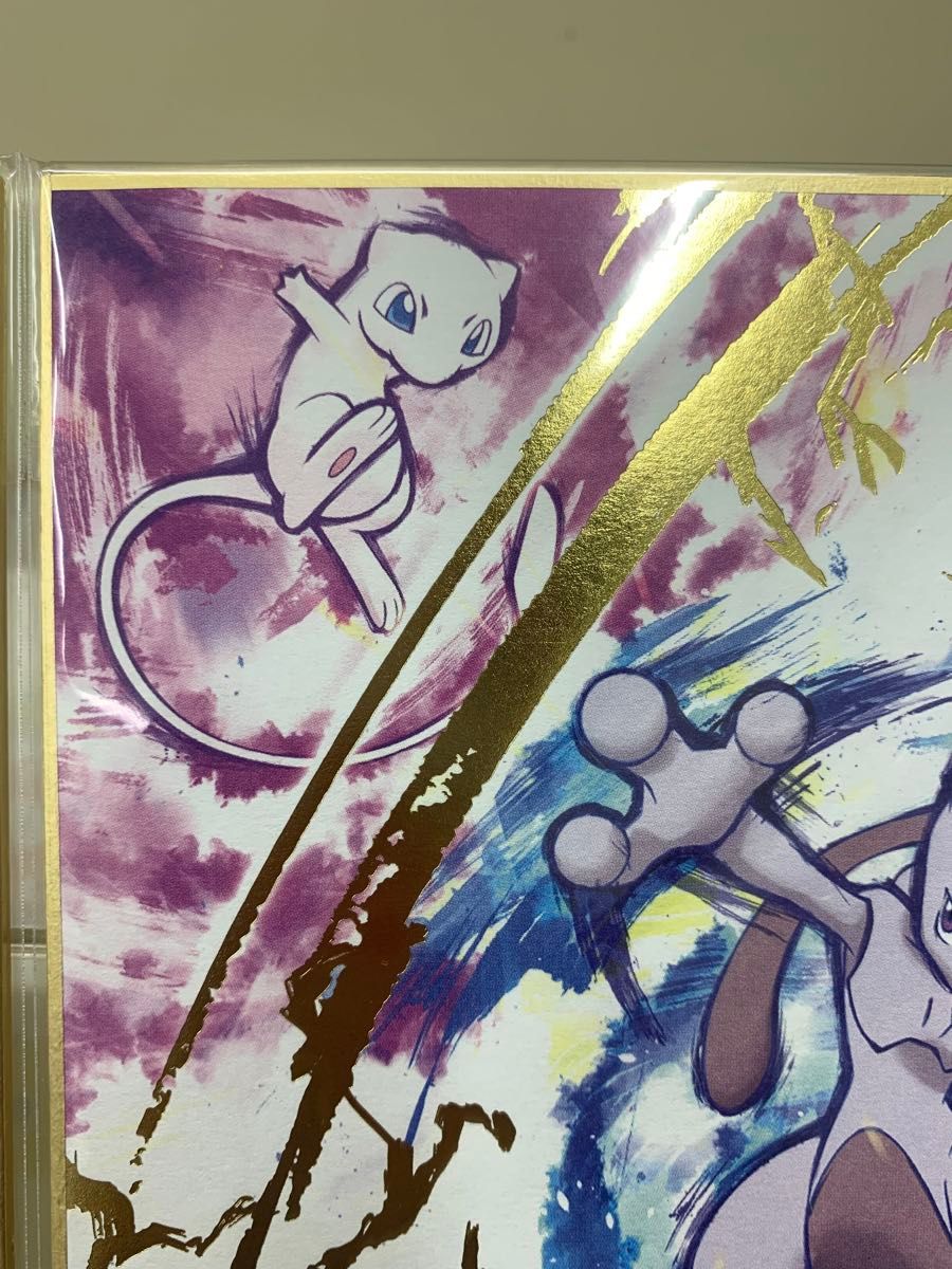 ミュウ&ミュウツー ポケモン色紙Art 色紙アート 2枚セット ミュウ&ミュウツー ポケモン色紙Art 色紙アート 2枚セット