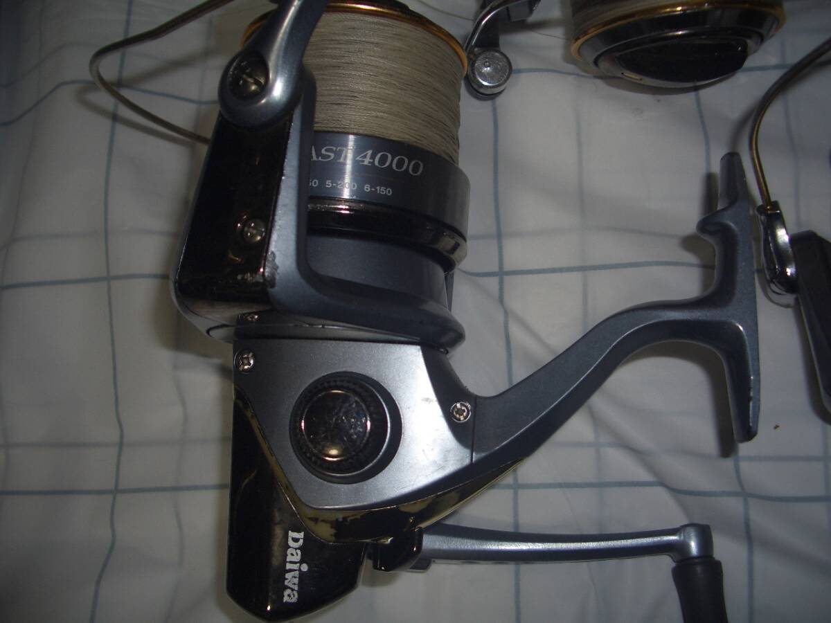5台セットDAIWA/ダイワCROSSCAST4000+pe3号(クロスキャスト/遠 5台セットDAIWA/ダイワCROSSCAST4000+pe3号(クロスキャスト/遠