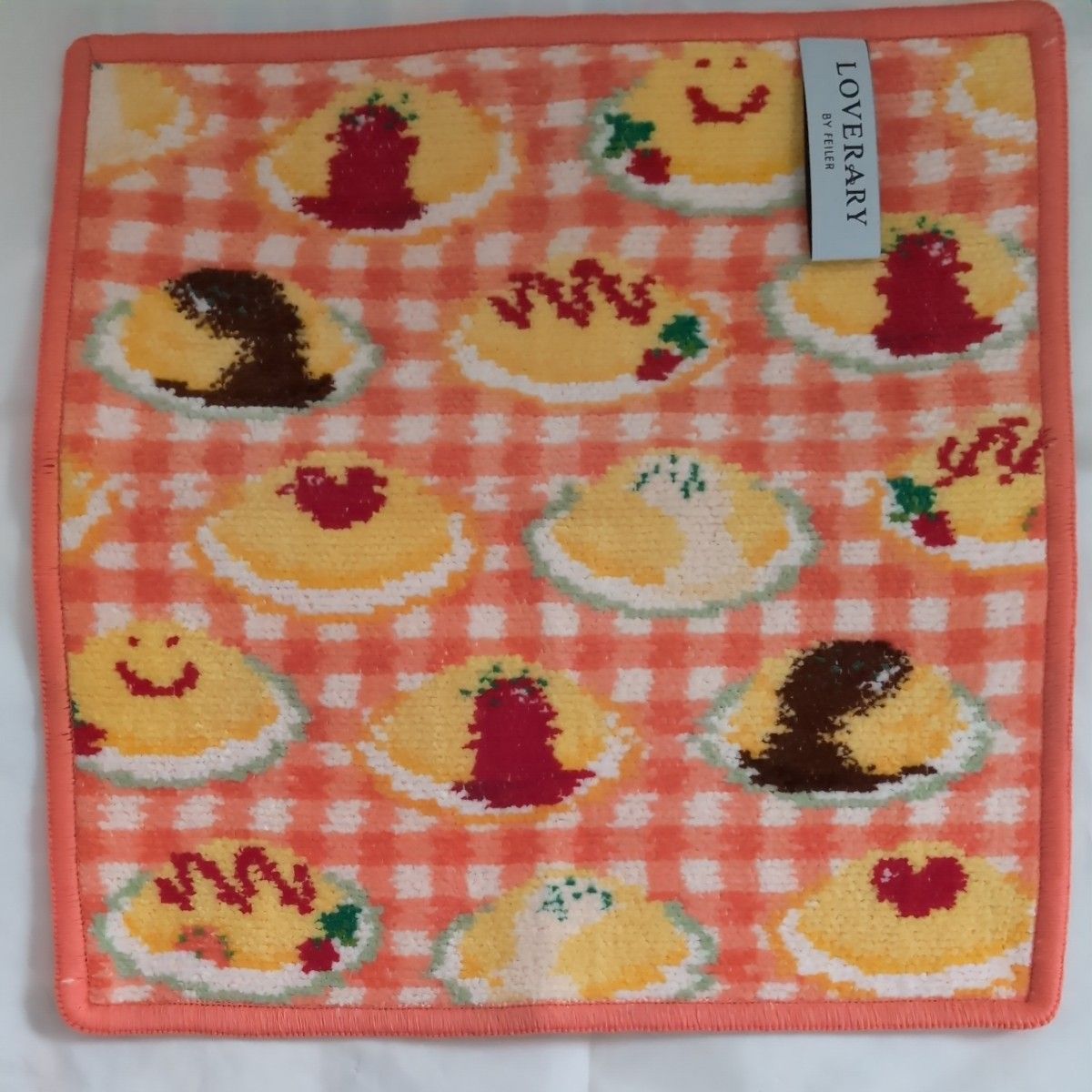 新品】フェイラー FEILER ハッピーオムライス ハンカチ ラブラ 新品】フェイラー FEILER ハッピーオムライス ハンカチ ラブラ